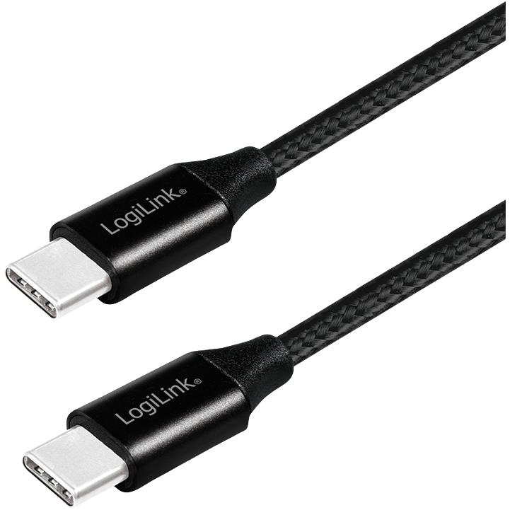 Thumbnail - LogiLink USB Type C - Type C (1 m, USB 2.0), USB Kabel