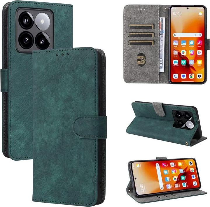 Produktbild Cover-Discount Xiaomi 14T - Ledertasche mit RFID Blocker