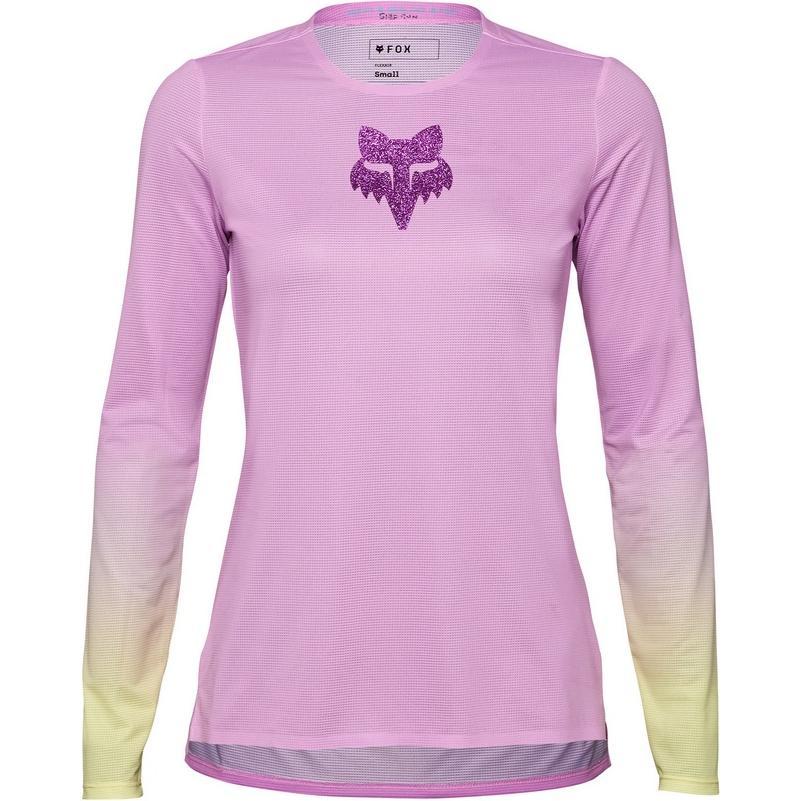 Fox, Damen, Velotrikot, Jersey 24 W Flexair Ls Ts57 Pnk (S), Pink, S