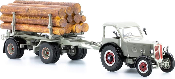 Image du produit Ace Hürlimann Tracteur industriel D-500 Set avec remorque