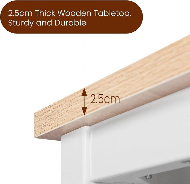 Produktbild Woltu Bartisch (120 x 40 x 100 cm)