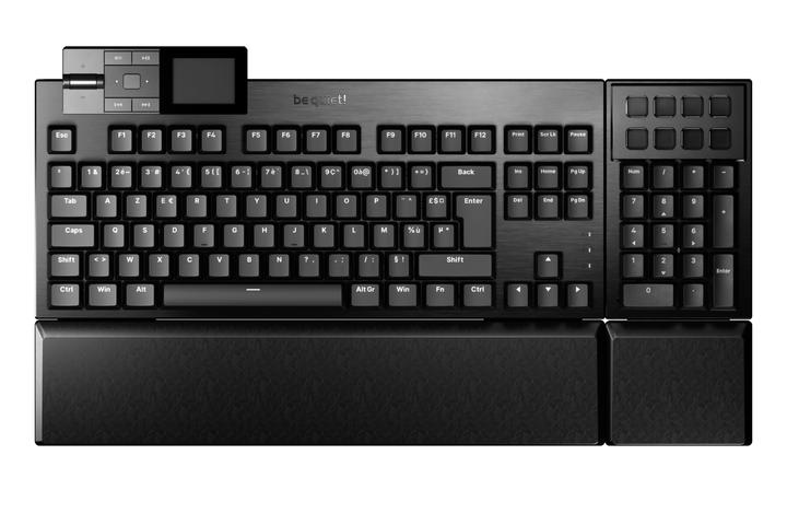 Produktbild be quiet! Clavier Gamer Mécanique (Silent Tactile) Dark Mount RGB (Noir) (FR, Kabelgebunden)