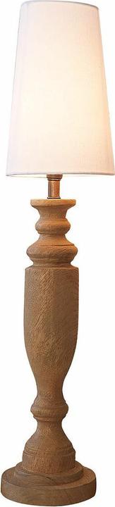 Produktbild Loberon Tischlampe Ambrevaux braun/creme (E14)