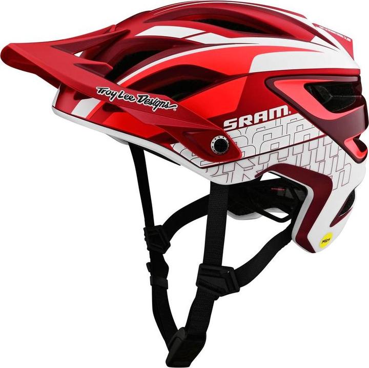 Actual product image Troy Lee Designs A3 Helmet - SRAM rouge XL/2XL (60 - 63 cm)
