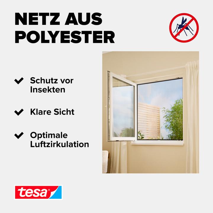 Actual product image tesa Insect screen STANDARD window (130 x 150 cm)