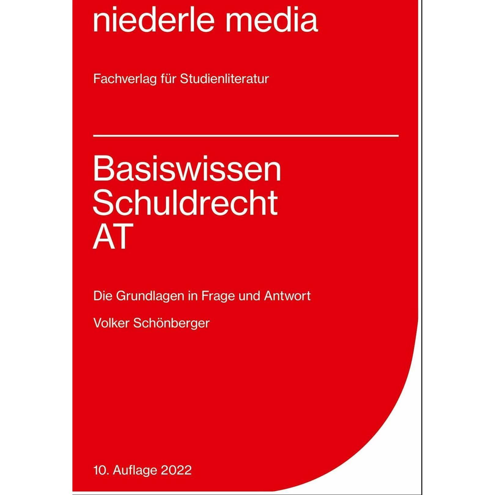 Basiswissen Schuldrecht AT, Fachbücher von Volker Schönberger