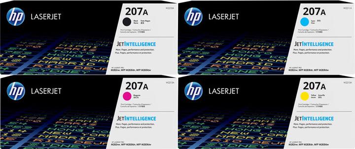 Image du produit HP Original Toner 207A 4er Set LaserJet Pro MFP M283 fdw fdn M282 nw M255 dw nw