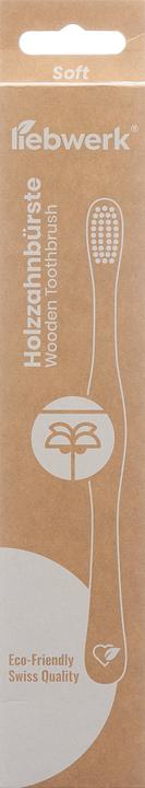 Actual product image Liebwerk Wooden toothbrush Soft Palm (Soft, 1 x)