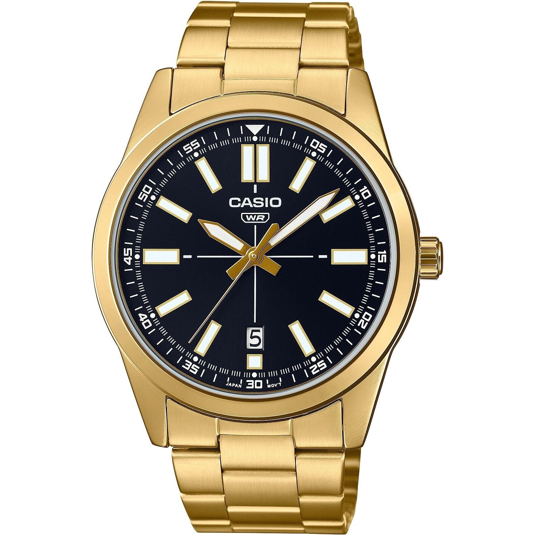 Casio, Armbanduhr, Dress, Gold, (Analoguhr, 41 mm)