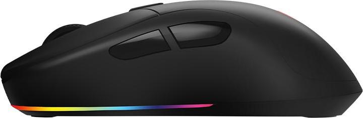 Produktbild Savio RIFT BLACK Gaming-Maus RGB Dual Mode (Kabelgebunden, Kabellos)