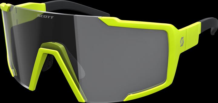 Actual product image Scott Sports Women's Shield Compact LS Photo. S1-3 (VLT 10-65%) (yellow matt*, Grey Light Sensitive S1-3 (VLT 10-65%))