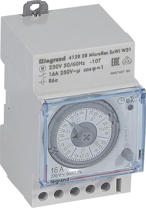 Legrand MicroRex Plug und Play W31 412828 230V Wochenschaltuhr