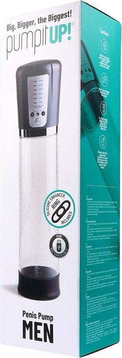 Produktbild Pump It Graue Usb-Automatische Penispumpe