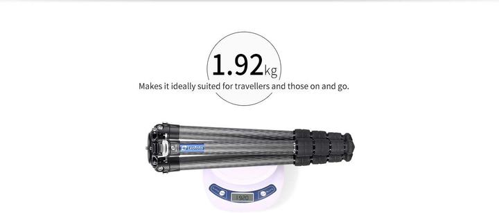 Actual product image Leofoto Summit LM-364C (Carbon, Metal)