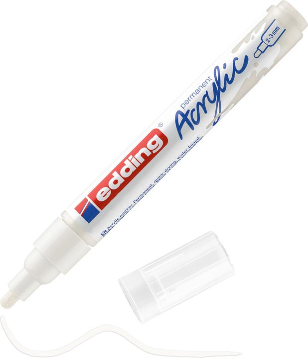 Actual product image Edding Acrylic marker 5100 Medium (White, 3 mm, 1 x)