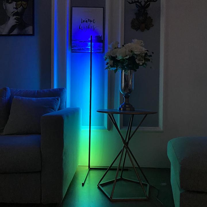 Produktbild Mozo Corner toršeras LC-RGB LED baltas (65 lm)