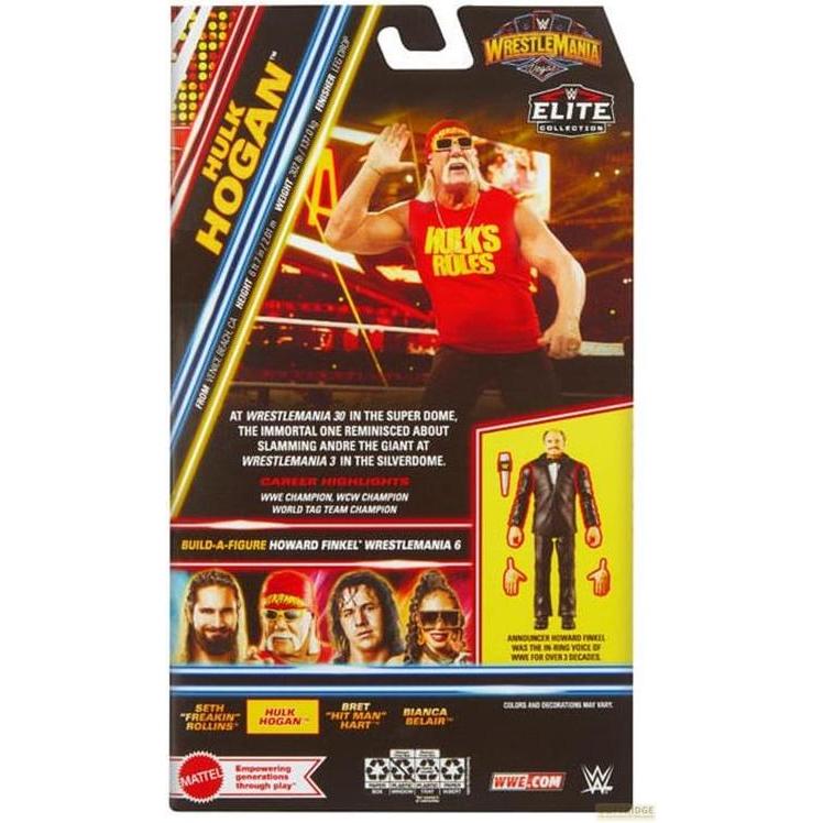 Thumbnail - Mattel WWE WrestleMania Elite Collection Actionfigur Hulk Hogan 15 cm