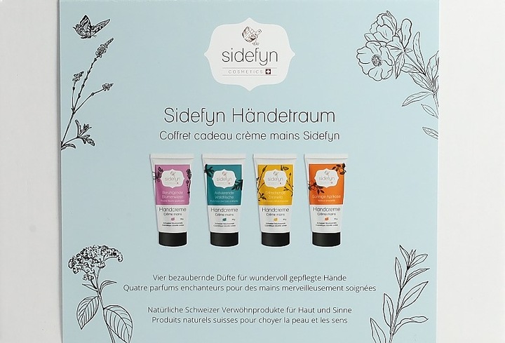 Produktbild Sidefyn Cosmetics Geschenkset - HÄNDETRAUM Set mit 4 Handcremes à20ml (Körperpflegeset)