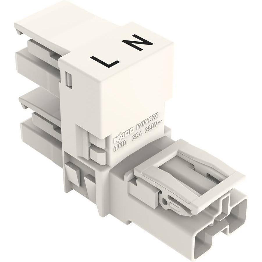 Wago 770-1686 H-Verteiler 2-Pol. weiÃ Kod. A 3VK (Verteiler) (770-1686)