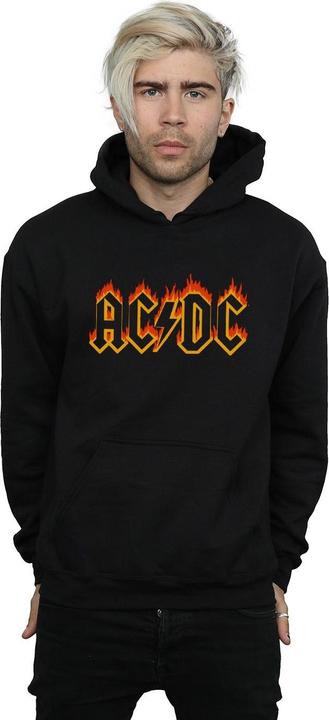 Produktbild AC/DC Flames Logo Kapuzenpullover (L)
