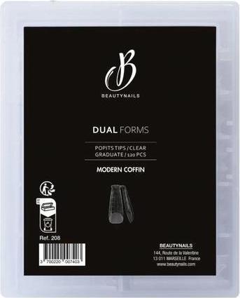 Image du produit Beautynails Bna Tips Dual Forms Modern Coffin (Ongles artificiels)