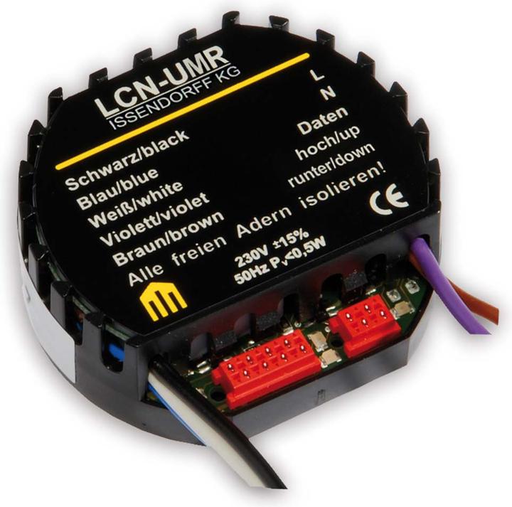 Actual product image Issendorff Universal shutter actuator LCN - UMR 230V 2x6A LCN -UMR (Shutter actuator)