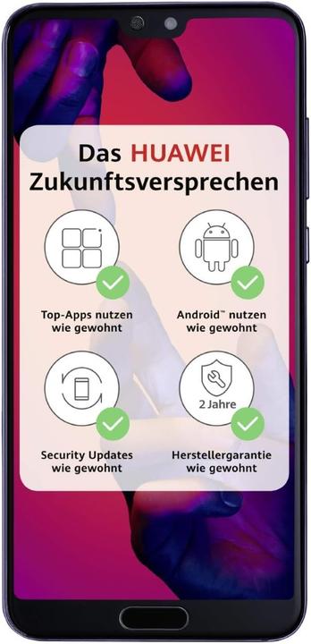 Productafbeelding Huawei Smartphone Bundle mit Leica Triple Camera, 128 GB, 6 GB RAM, Android 8.1, schwarz (128 GB, Black, 6.10", 4G)