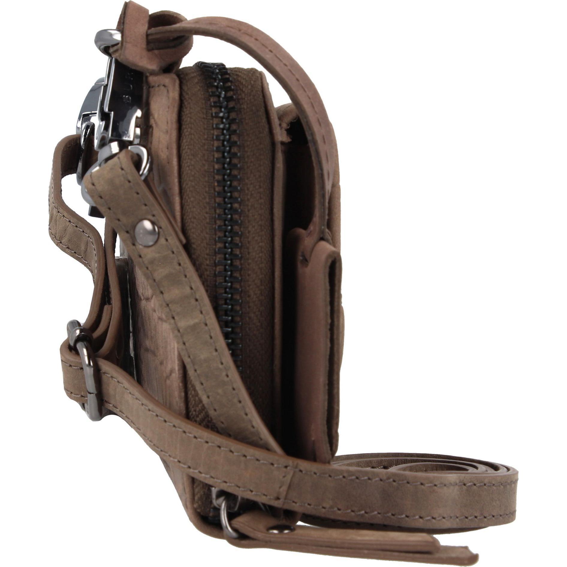 Thumbnail - Burkely, Handtasche, Casual Carly Handytasche RFID Leder 21 cm, Grau