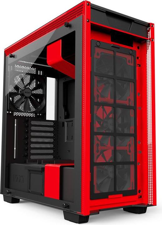 Produktbild NZXT H700 - Red (ATX, mATX, Mini-ITX, E-ATX)