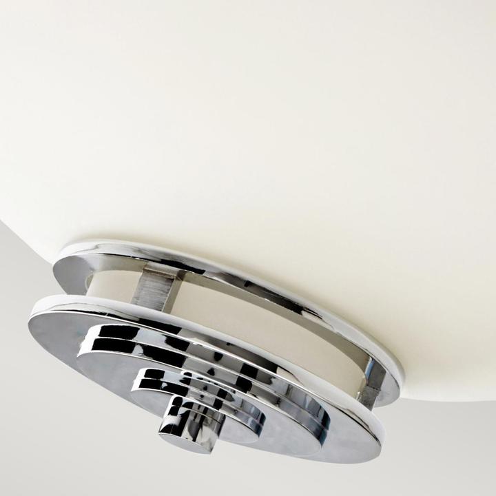 Actual product image Elstead Lighting Hendrik LED ceiling light G9 triple polished chrome IP44 (960 lm, G9)