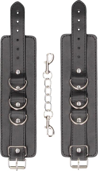 Image du produit Ouch! Bonded Leather Hand or Ankle Cuffs - With Adjustable Straps