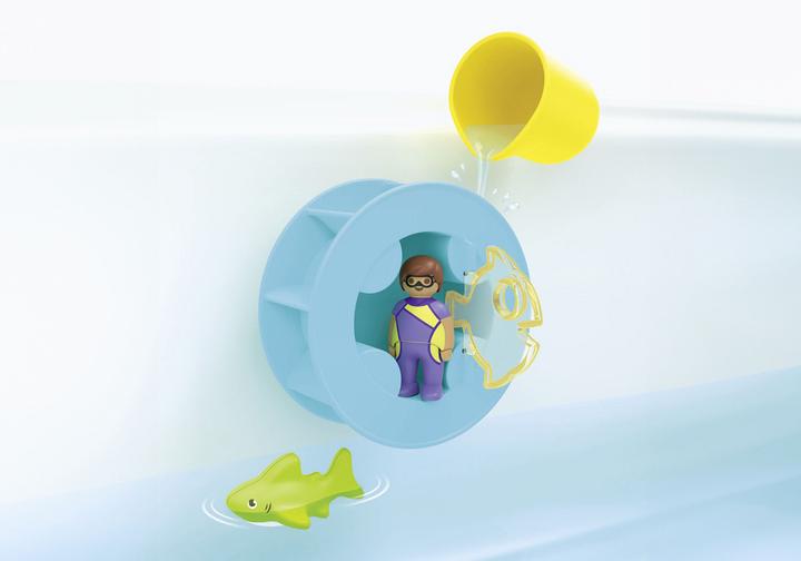 Produktbild Playmobil Wasserwirbelrad mit Babyhai (71688)