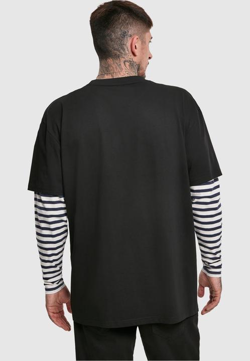 Image du produit Urban Classics Oversized Double Layer Striped LS Tee (L)