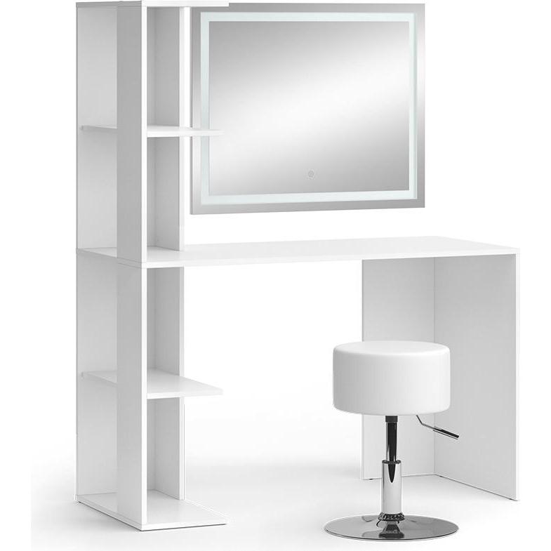 Vicco, Schminktisch, Tower mit Hocker und Beleuchtung