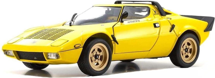 Actual product image Kyosho Lancia Stratos HF 1975 Gelb, 1:18