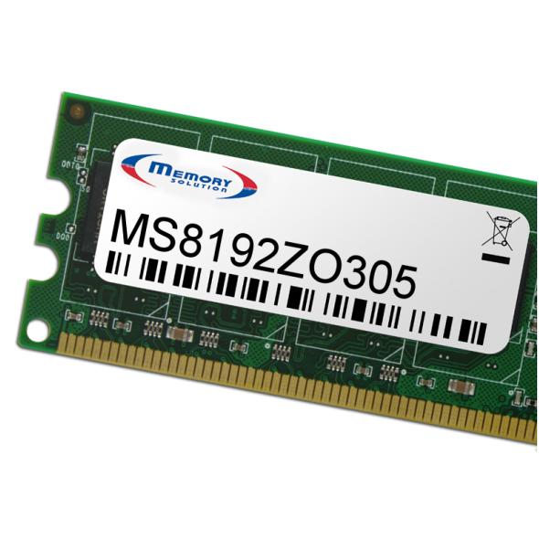 Memorysolution Memory Solution MS8192ZO305 8GB Speichermodul (1 x 8GB), RAM Modellspezifisch