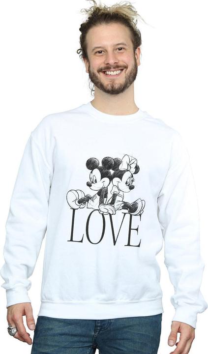 Immagine prodotto Disney Mickey And Minnie Mouse Love Felpa Uomo (L)