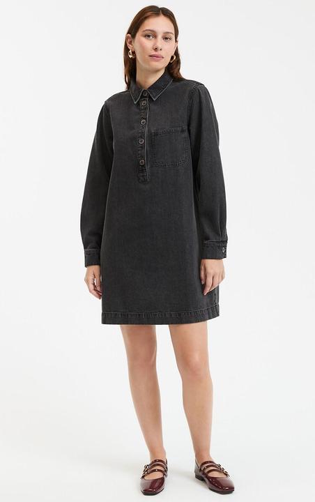 Produktbild La Redoute Collections Kurzes Jeanskleid Signature ALBANE (46)