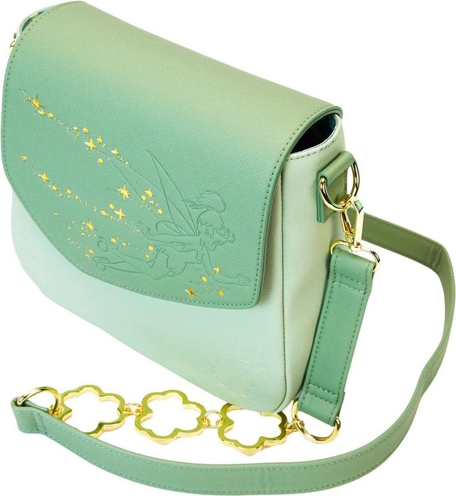 Image du produit Loungefly Disney by sac à bandoulière Tinker Bell 4-Leaf Clover