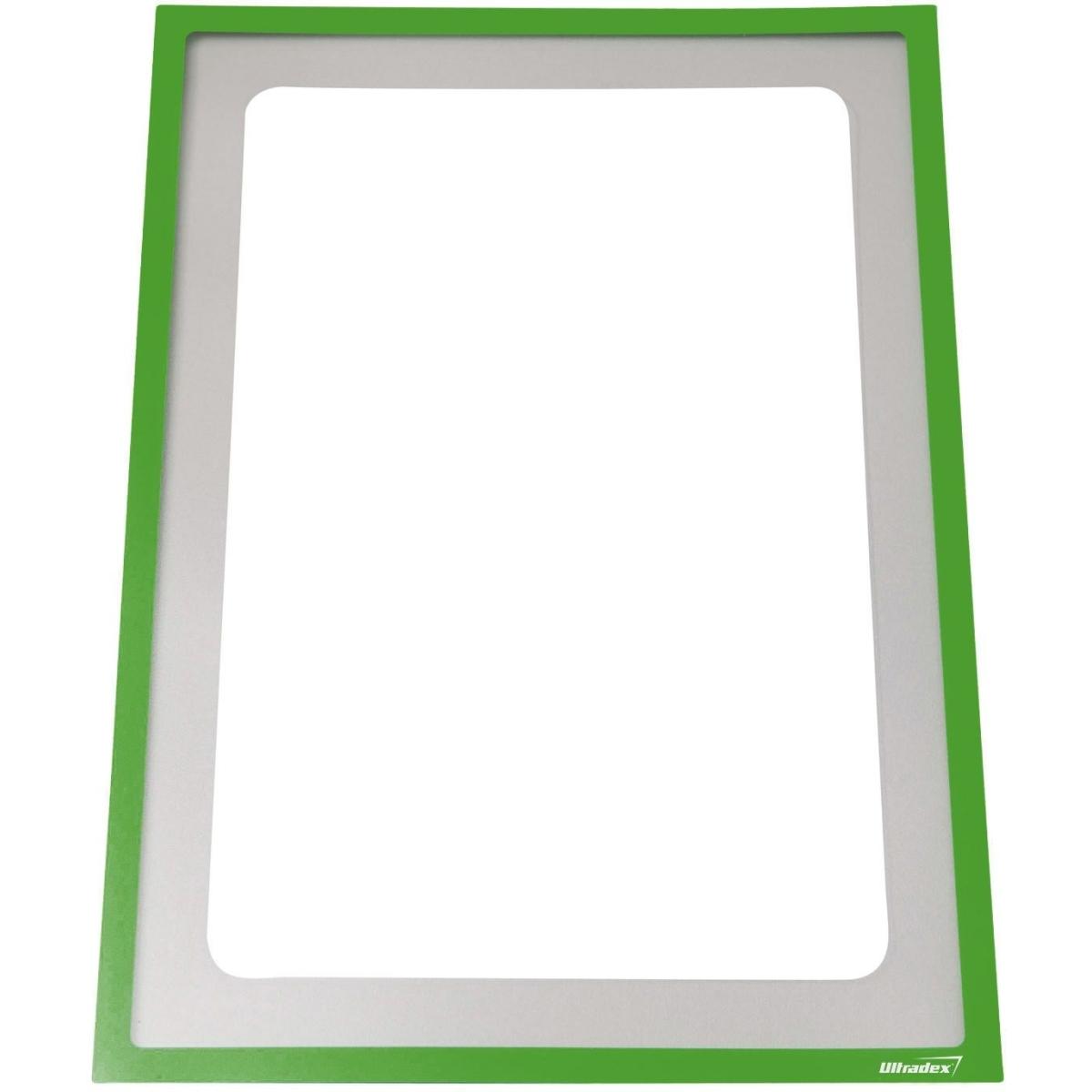 Ultradex, Informationsschild, Infotasche magnetisch für DIN A3 435x312mm VE=1 Stück hellgrün