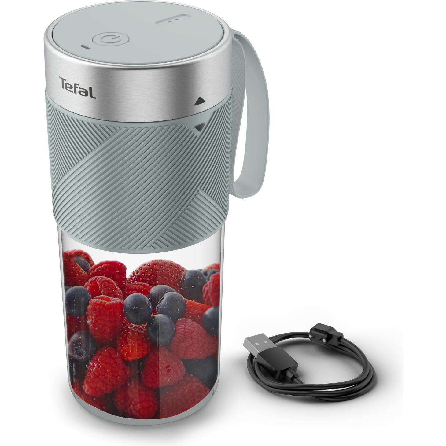 Tefal PBL LIGHTMIX ONTHEGO (BL1C0430), Standmixer, Blau, Silber