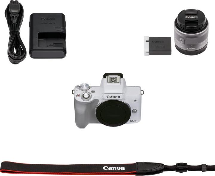 Produktbild Canon EOS M50 Mark II (15 - 45 mm, 24 Mpx, APS-C / DX)