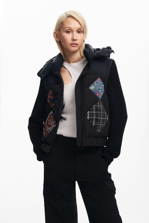 Actual product image Desigual Woven Padded Short Overcoat