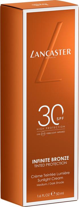 Produktbild Lancaster Infinite Bronze Sunlight Crème Sun Protection Factor 30 No 2 (Sonnencreme, SPF 30, 50 ml, 80 g)