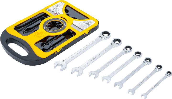 Produktbild BGS Ratschenring-Maulschlüssel-Satz SW 8 - 19 mm 7-tlg. (19 mm, 12 mm, 14 mm, 10 mm, 17 mm, 8 mm, 13 mm)