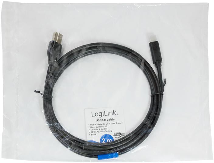 Image du produit LogiLink USB C - USB B (2 m, USB 3.0)
