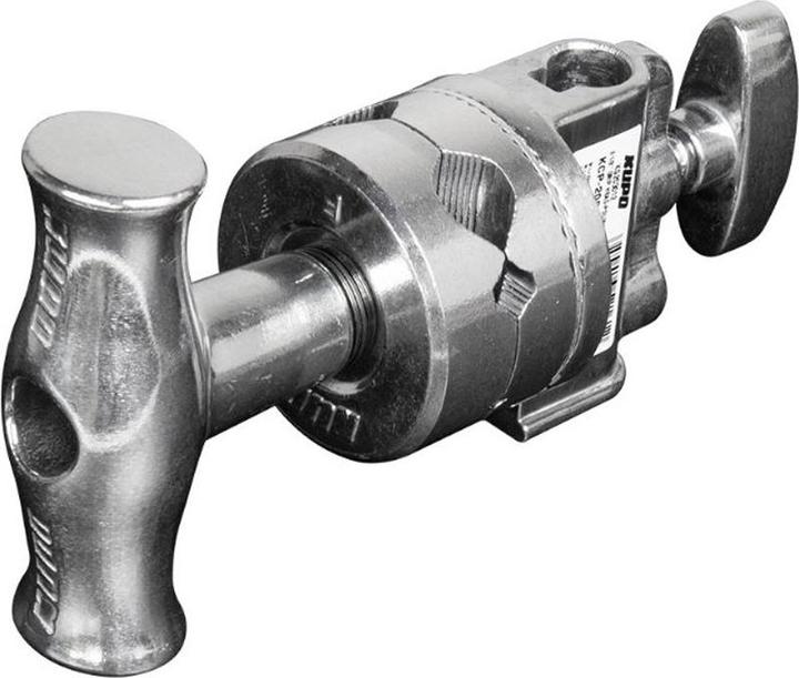 Image du produit Kupo Grip Kupo KCP-200 Tête de poignée 2-1/2" avec grande poignée - Argent (Adaptateur pour pied)