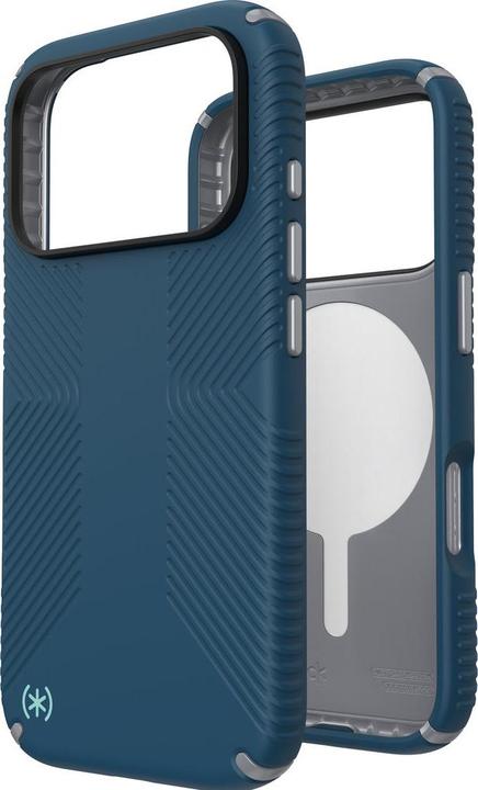Actual product image speck Presidio2 Grip + MS Apple iPhone 17 Pro Deep Sea Blue - with Microban (Apple iPhone 17 Pro)