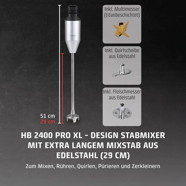 Produktbild Siena Garden Stabmixer HB 2400 XL Pro