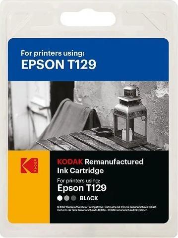Actual product image Kodak Supplies 185E012901 suitable for Epson B42WD Ink black compatible to C13T12914012/T1291 380 (FC)